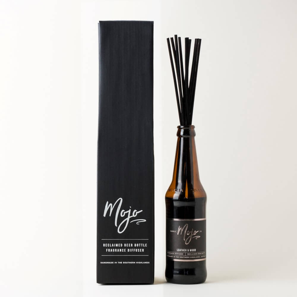 Leather & Wood - Beer bottle diffuser