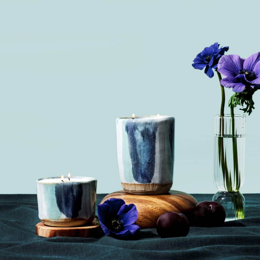 CABANA - Wild Plum & Violet Soy Wax Ceramic Candle