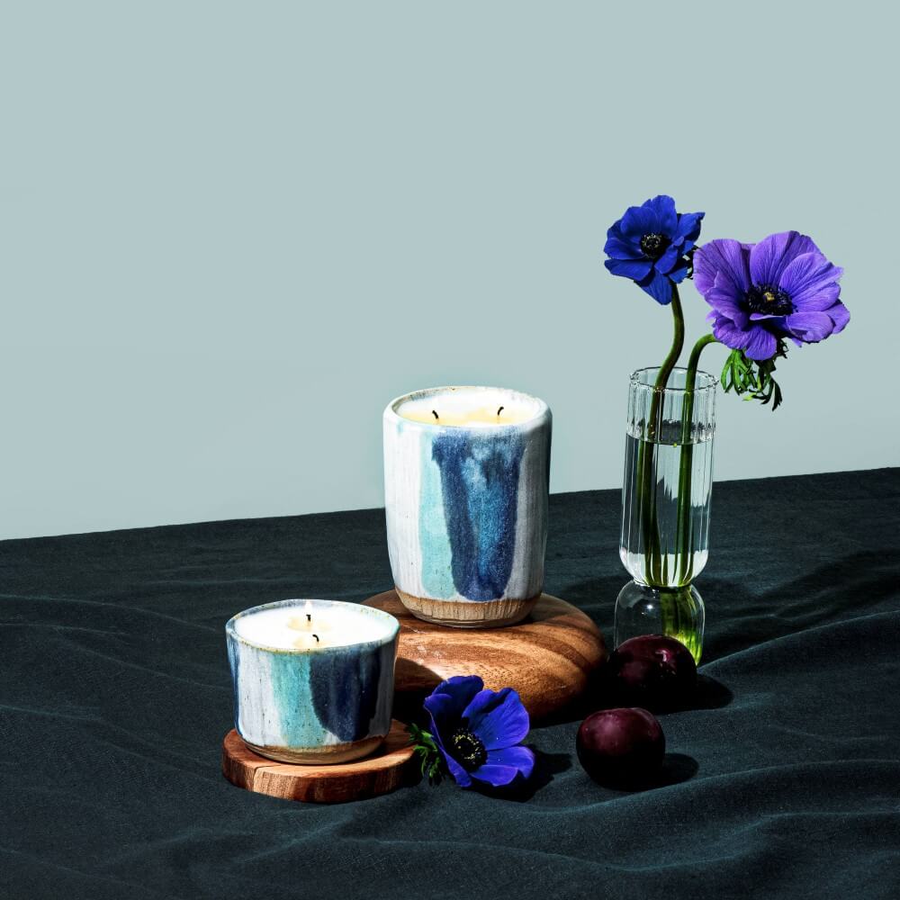 Cabana - Wild Plum & Violet - Ceramic candle