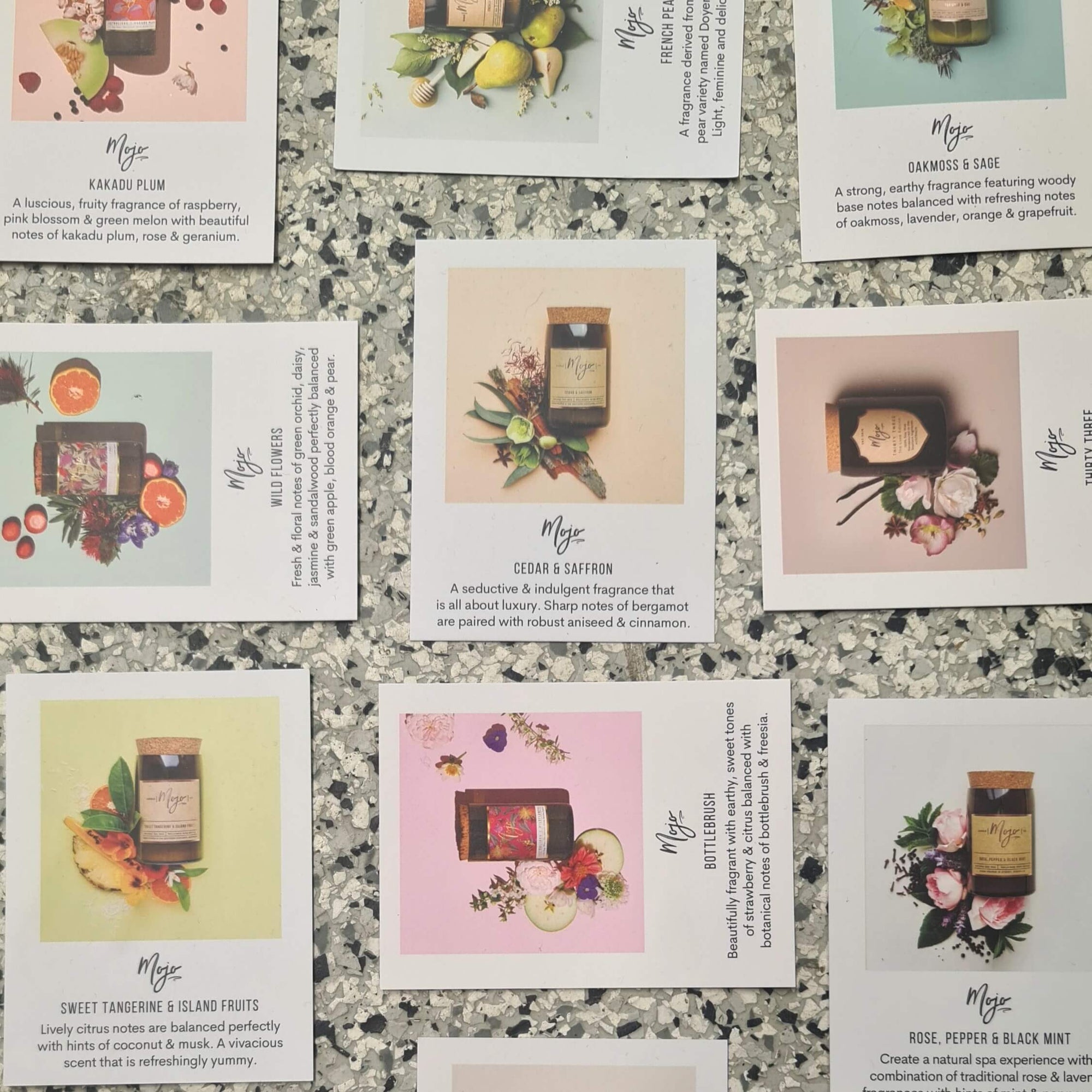 Mojo Scent Cards & Clipboards