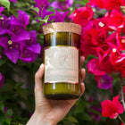 Violet & Frosted Berries - Wine bottle candle